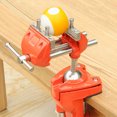 thumbnail image 6 of Cast Steel Clamp Benches Vise with 360°Rotating Head for Woodworking, Metal Working and Craftsmanships Small Repairs, 6 of 9