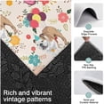thumbnail image 3 of Dogs with Party Hats and Flowers Kitchen Rugs Sets Of 3,Kitchen Runner Rugs Non Skid Washable,Decorative Kitchen Floor Mats for Kitchen,Sink,Laundry,17"x30"+ 17"x47" + 17"x59", 3 of 6