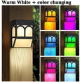 thumbnail image 3 of Luces solares para jardín al aire libre, luces decorativas impermeables con energía solar para terraza, valla, patio, escaleras, paisaje, patio y entrada (blanco cálido/cambio de color, 6 unidades) TUNC Sencillez, 3 of 5
