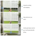 thumbnail image 4 of LUCKUP Light filtering Roller Shades for Windows, Cordless Semi Sheer Solar Blinds with 5% openness Free-Stop Window Shades for Home & Office, White 24"W x 72"H, 4 of 6