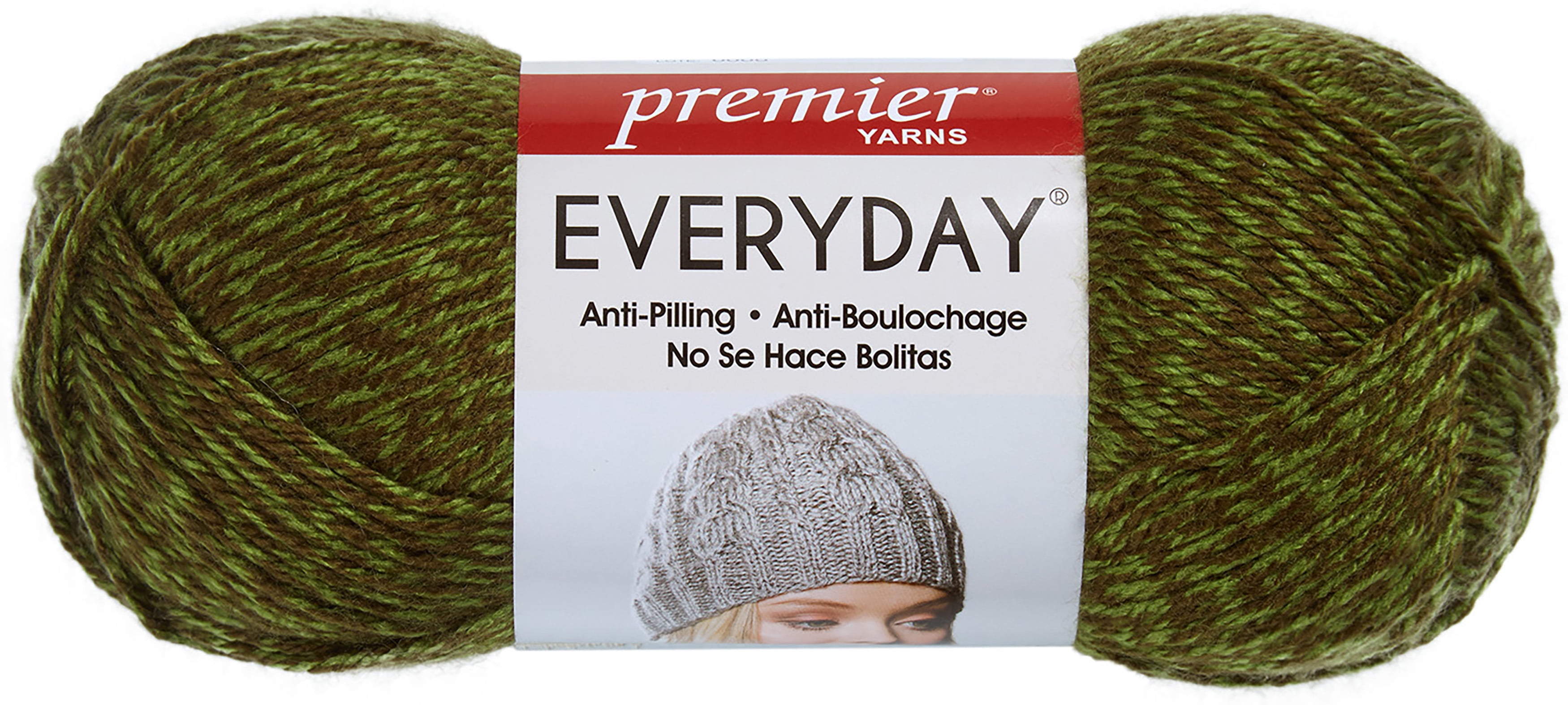 Premier Yarns Everyday Soft Worsted Heather YarnGreen Walmart Canada