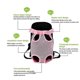 thumbnail image 2 of Travel Pet Dog Carrier Puppy Travel Mesh Backpack Front Portable Shoulder Bag, 2 of 5