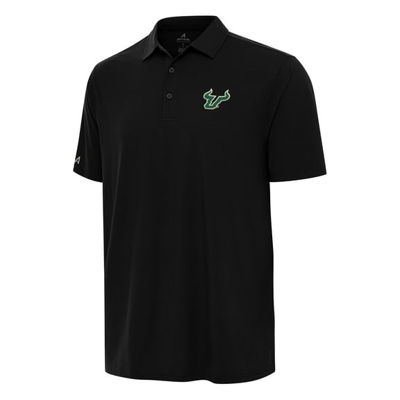 Men's Antigua Black South Florida Bulls Era Polo
