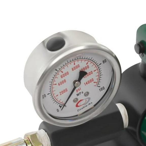 10 Ton Hydraulic Ram Jack   cp-180 Hand Pump with Pressure Gauge, Low Profile Hydraulic Jack Porta Power Kit, Portable Hydraulic Jack Hydraulic Lifting Cylinders, 2" Stroke