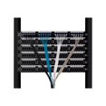 thumbnail image 4 of Monoprice SlimRun - Patch cable - RJ-45 (M) to RJ-45 (M) - 2 ft - UTP - CAT 6a - booted, snagless - blue (pack of 5), 4 of 4