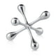 thumbnail image 1 of Decorative Jack Modern Day Accents Cantillo, tamaño mediano, plateado, 1 of 5