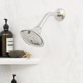 thumbnail image 5 of JS Shower Arm and Flange, 8-In. Stainless Steel Shower Head Extension Arm, Chrome Finish, 5 of 9