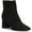 Black Woven, variant on INC Womens Dasha 3 P Faux Leather Square Toe Ankle Boots