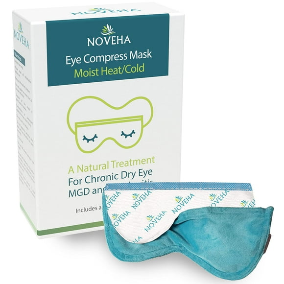 Mascarilla para ojos NOVEHA Ultra Warm Compress con tecnología Moist Hot