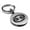 Silver, variant on Stainless Steel Cancer Zodiac Sign (Crab) Round Medallion Keychain Circle Ring