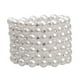 thumbnail image 5 of Pulsera elástica con perlas y diamantes de imitación perfecl para mujer 7 fila, 5 of 8