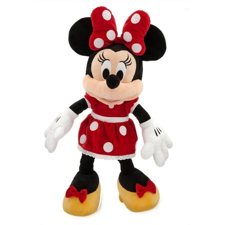 Disney Store Minnie Mouse Plush Red Large 27 inc New with Tags - Walmart.com
