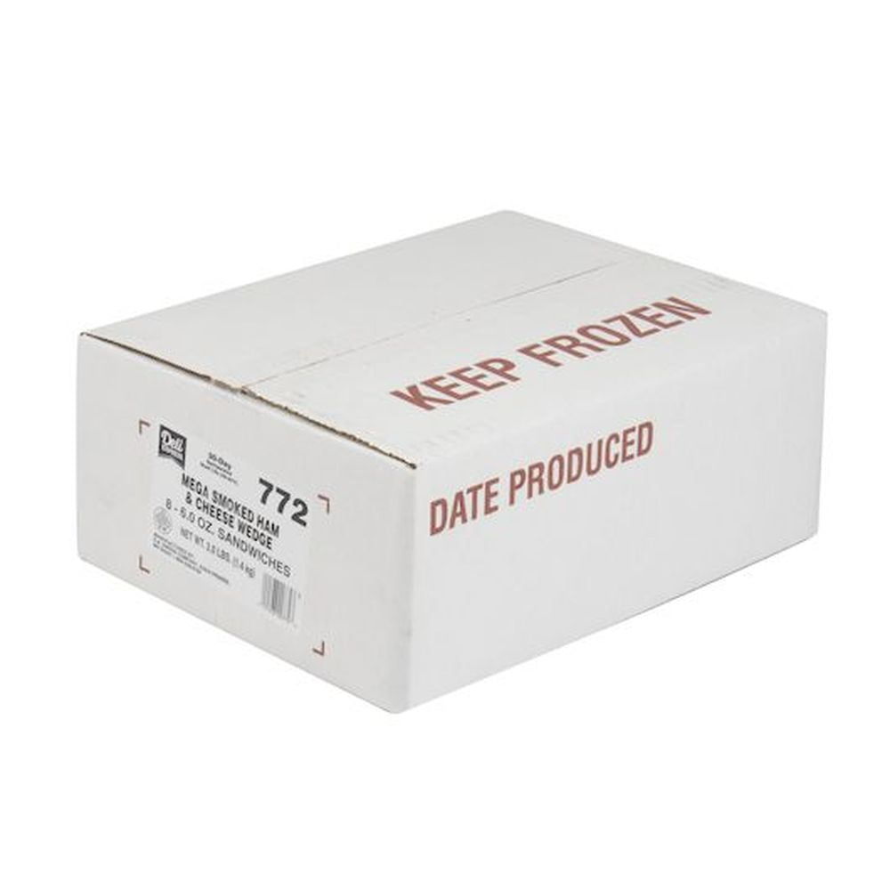 (8 Pack) Deli Express Mega Smoked Ham & Cheese, 6 oz.