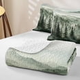 thumbnail image 4 of meiyoeat Green Pine Green Bed Spread Queen For Girls,Nature Scenery Queen Coverlet Set For Adults,3pcs, 4 of 7