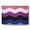 Genderfluid Chevron, variant on Simply Daisy 2' x 3' Genderfluid Genderfluid Chenille Indoor/Outdoor Rug