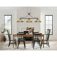 thumbnail image 4 of CHLOE Lighting KINSEY Mission Tiffany-style Blackish Bronze 3 Light Island Pendant 47" Wide, 4 of 5