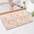 thumbnail image 4 of Cute Princess Castle Pattern Bathroom Rugs Mat,Non Slip Microfiber Bathroom Rug,Rubber Backing,Soft Bathroom Mats for Bathroom Floor,Tub and Shower,17x27in(43x68cm), 4 of 5