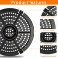 thumbnail image 3 of Grill Pan for Chefman Dash Powerxl 2 QT Bella 1.6 QT Air Fryer, 6.1'' Air Fryer Replacement Tray Rack Parts Accessories Crisper Plate Grill Plate, 3 of 7