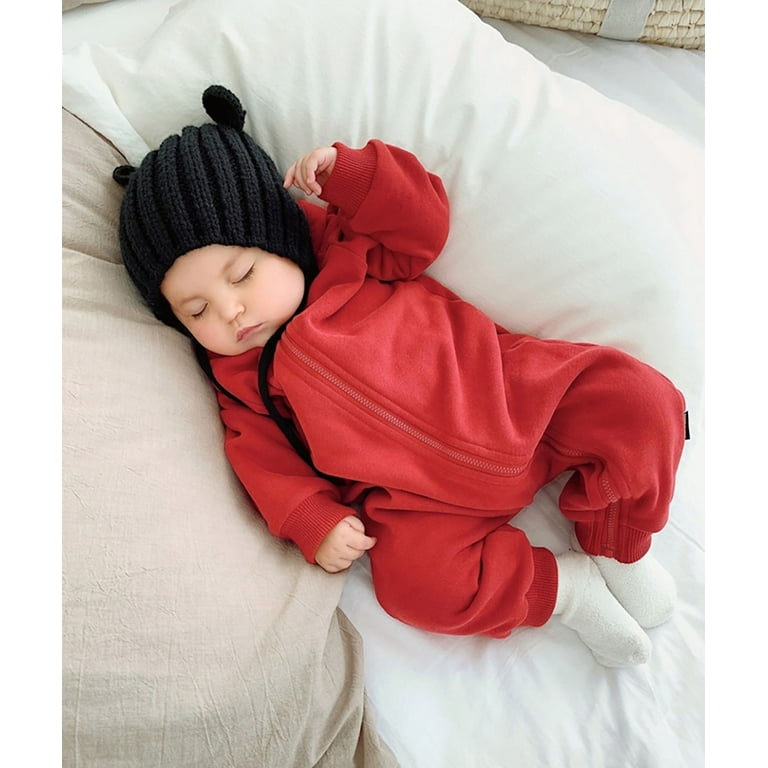 Red hooded romper sale