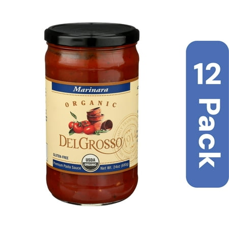 Delgrosso Organic Marinara Pasta Sauce 24 oz (Pack Of 12)