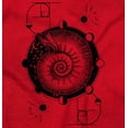 thumbnail image 2 of Nautilus Shell Symbolic Spiritual Long Sleeve TShirt Men Women Brisco Brands L, 2 of 6