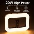 thumbnail image 5 of TIKBBRMG 14.6'' Ring Light with Stand for Desk, 20W Selfie Light for iphone, Tripod for Phone with Light for Video Recording, Mobile Video Stabilizer for Cameras, Phones, Makeup, Vlog, 5 of 7