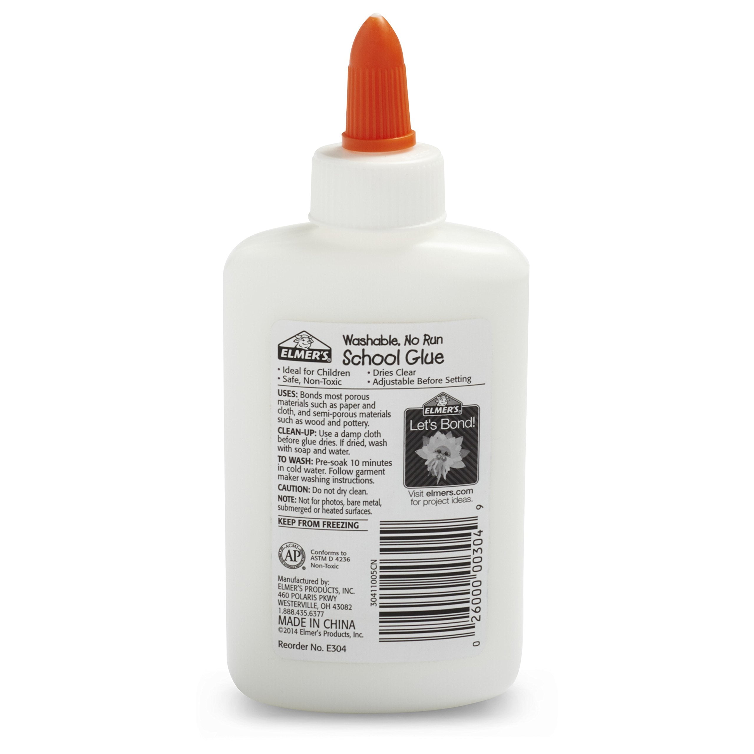 Elmer's Liquid Glue, Washable, 4 oz (Pack of 17)
