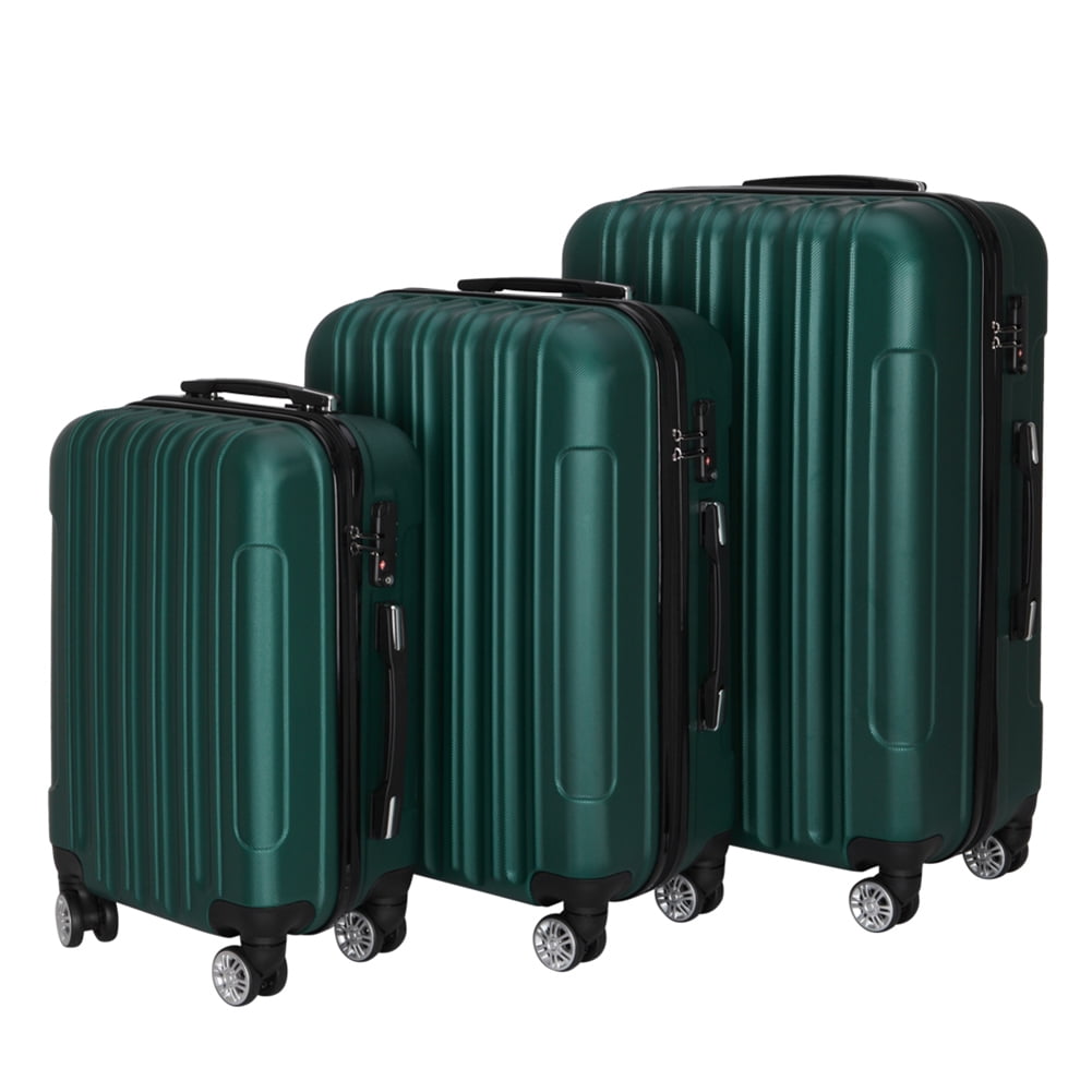 Barara King Luggage Set Suitcase,3-In-1 Multifunctional Large Capacity Traveling Storage Suitcase Dark Green