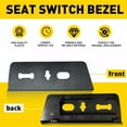 thumbnail image 3 of Acaigel 9L3Z-14A706-Ca Front Right Power Seat Switch Housing Bezel Panel For Ford F150, 3 of 5