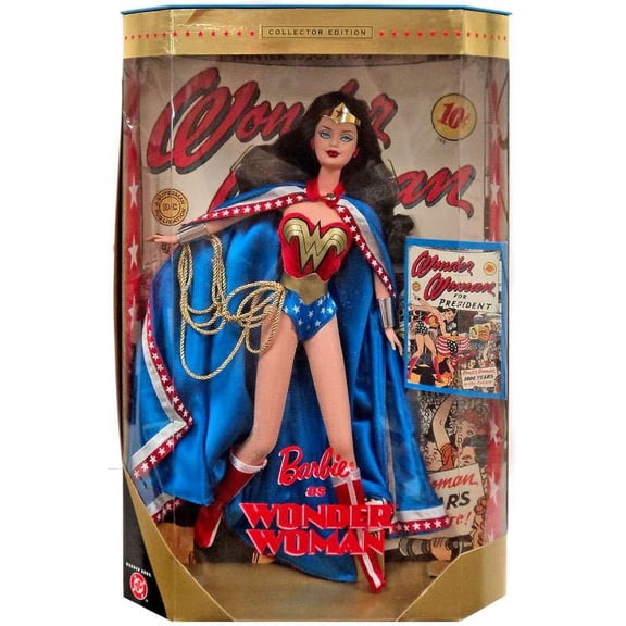 Barbie as Wonder Woman Doll Collector Edition DC Comics 1999 Mattel 24638
