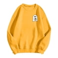thumbnail image 4 of CONZONE Halloween Womens Sweatshirts Cute Ghost Graphic Oversized Sweatshirt for Women Spooky Season Fall Winter Pullover Tops, 4 of 4