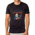 thumbnail image 2 of Men's Festive 4th of July T-Shirt "Let's Get Lit-erature" America Patriotic Graphic Print Funny Short-Sleeve Tee, 2 of 5
