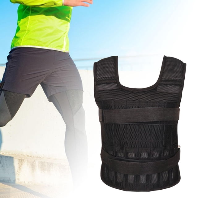Chaleco ponderado Chaqueta ponderada Entrenamiento resistente transpirable para ejercicio de 60 kilos