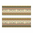thumbnail image 2 of Egyptian Print Bench Cushion Set of 2, Colorful Abstract Borders Traditional Old Cairo Culture Indigenous Motifs, Standard Size Foam Pad and Decorative Cover, Multicolor, by Ambesonne, 2 of 4