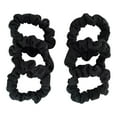 thumbnail image 5 of Scunci Mini Washable Scrunchie Hair Ties, Black, 6 Count, 5 of 8