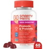 SmartyPants Kids Digestive Probiotic & Prebiotic Gummies, 6 Billion CFUs, New Formula, 60 Ct