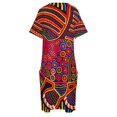 thumbnail image 4 of Kuna-vestido de dragón indio Mola para mujer ropa sensual holgada con bolsillo para fiesta, 4 of 6