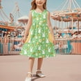 thumbnail image 1 of LOVZFMLL Jupe Débardeur d'Été pour Filles Style Occidental Jupe Princesse Robe Brodée Ajourée pour Filles Été, 1 of 5