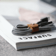 thumbnail image 3 of Cable Usb A a Usb C De 1.2m Blanco y Negro Native union blanco, 3 of 5