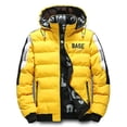 thumbnail image 5 of Outdoor Winter Reversible Mens Coat Thickened Jacket Removable Hood Casual Coat, 5 of 5