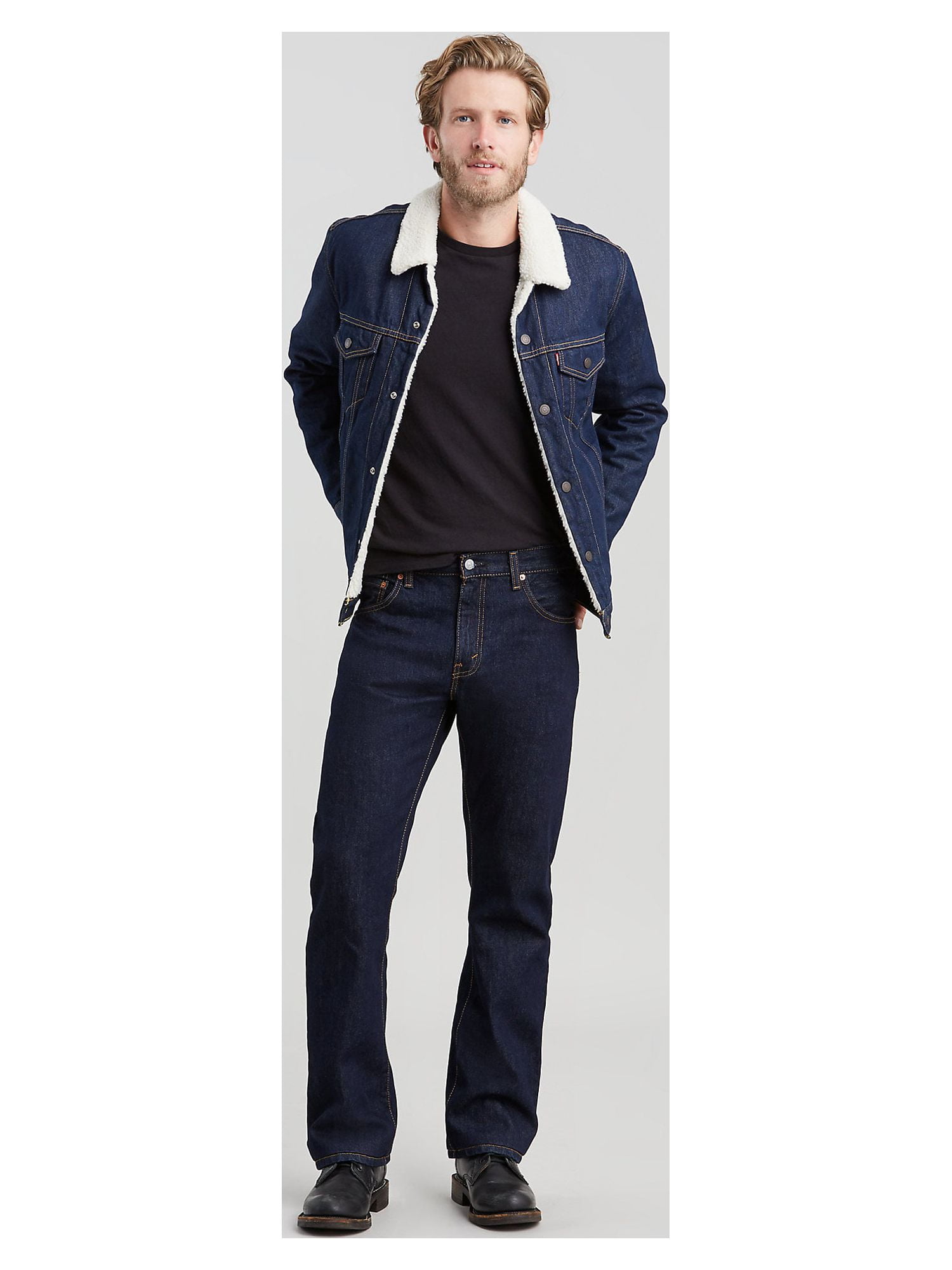 jldjld Levi's® 517 BOOTCUT UNISEX - Jeansy Slim Fit/rinsed denim