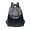 Black, variant on Faux Leather Backpack Elegant Flap Fashion Casual Rucksack Adjustable Strap Anti Theft Daypack For Daily Commuting Travel(White-33Cm)