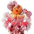 thumbnail image 2 of BLEEUS Christmas Wreath Christmas Gingerbread Man Wreath Christmas Door Wreath (A) Christmas Essential (A), 2 of 10