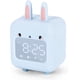 thumbnail image 1 of FanShow Reloj despertador para niños, reloj despertador digital para niños, lindo reloj despertador con forma de conejito para niñas, reloj despertador con ruido blanco, luz nocturna con USB, reloj despertador infantil para dormitorio de niñas (azul) oso de fresa Electrónica, 1 of 5