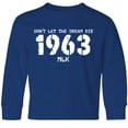 thumbnail image 3 of Inktastic Don't Let the Dream Die 1963 MLK Long Sleeve Youth T-Shirt, 3 of 5