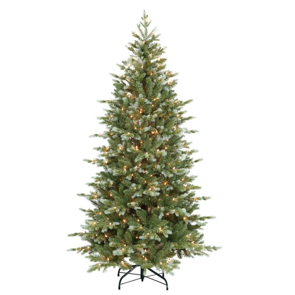 CC Christmas Decor Pre-lit Medium Colorado Spruce Artificial Christmas Tree - 6.5’ - Clear Lights