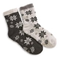 thumbnail image 3 of Guide Gear Women's Double-Layer Gripper Socks, Super-Soft Cozy Warm Non-Slip Anti-Skid Grip Slipper Socks Ideal for Yoga Pilates Barre Home Hospital, 3 of 5