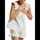 thumbnail image 2 of Conjunto de Pijama con Estampado Floral y Pantalones Cortos Casuales para Mujer, Conjunto Casual de Dos Piezas. Pequeña Flor Azul L, 2 of 8