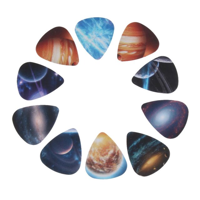 10pcs Guitar Pick Plectrum para Partes de Guitarra Eléctrica Acústica Púas Portapuas - 0,71 mm-0,77 mm 071 mm-077 mm Sunnimix Selección de guitarra