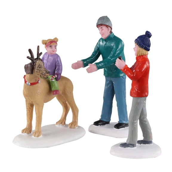 Lemax Rover Plays Rudolph (Set of 3)